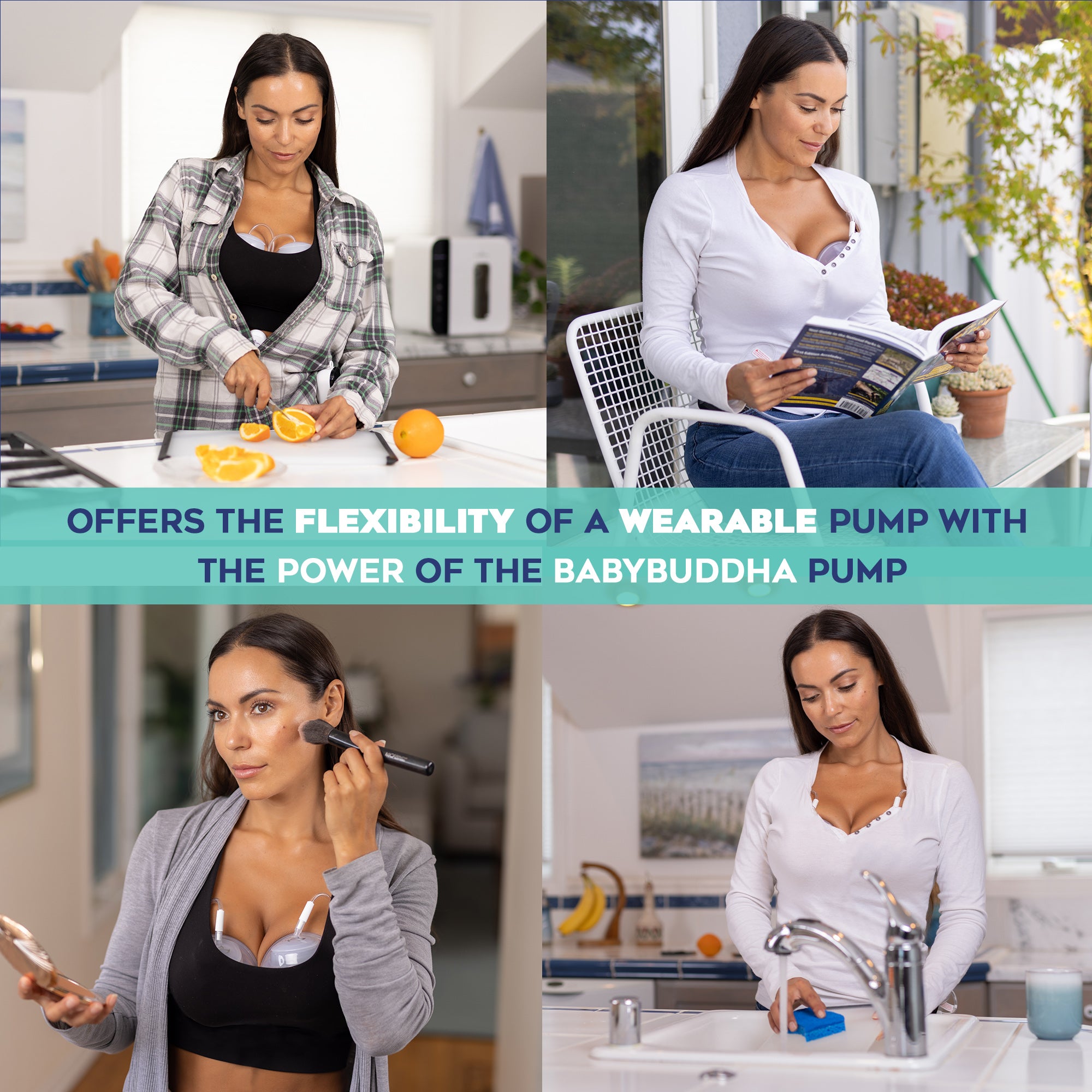 Hands-Free Breast Pump Collection Cups