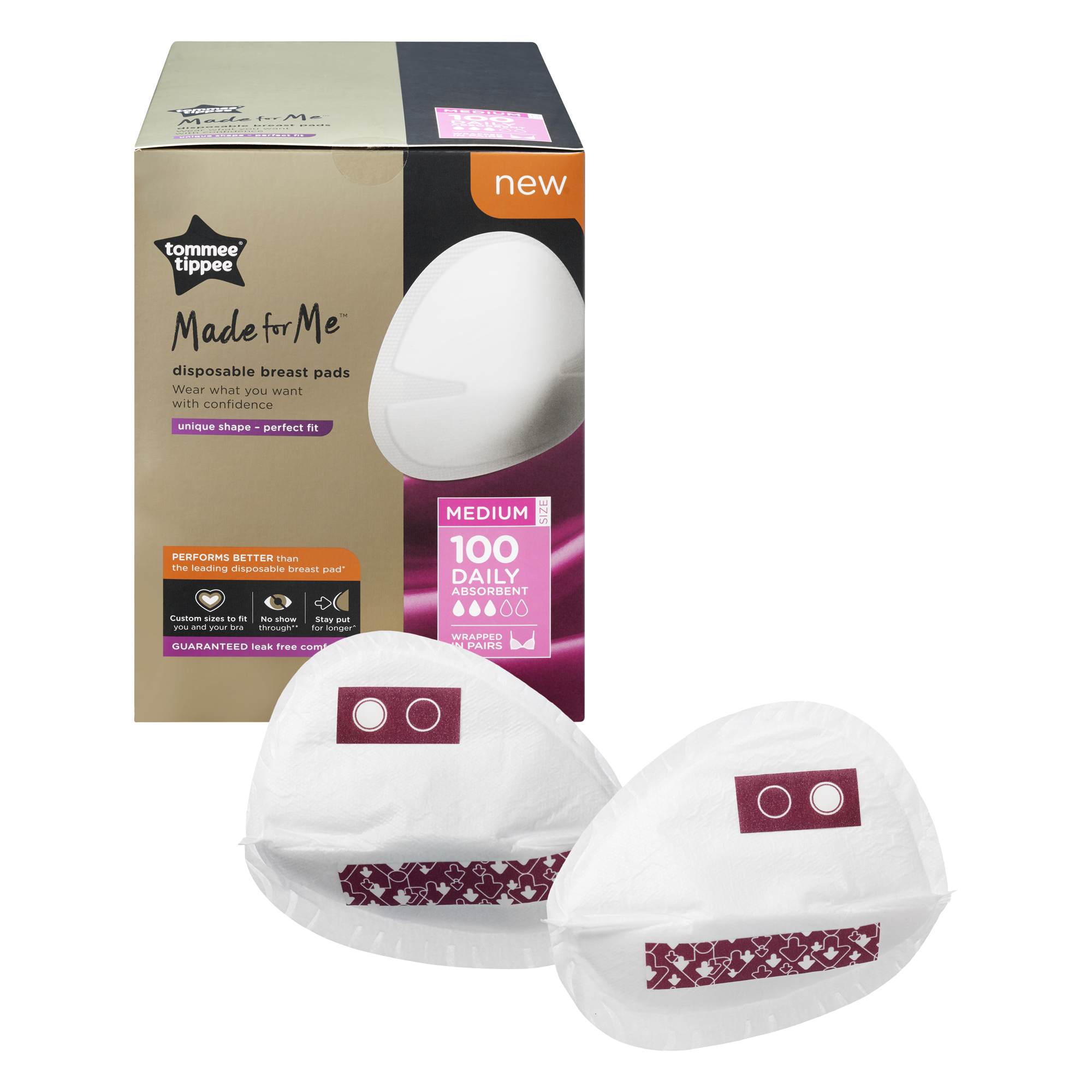 Made for Me Disposable Breast Pads by Tommee Tippee