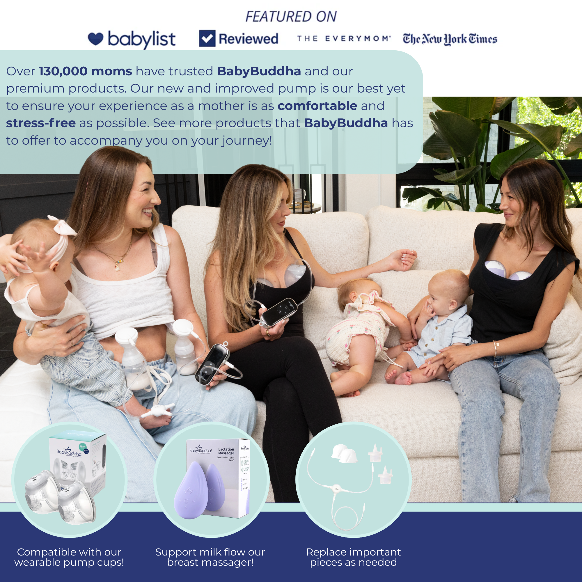 BabyBuddha® 3.0 Primary Portable Breast Pump with EasyFit Kit