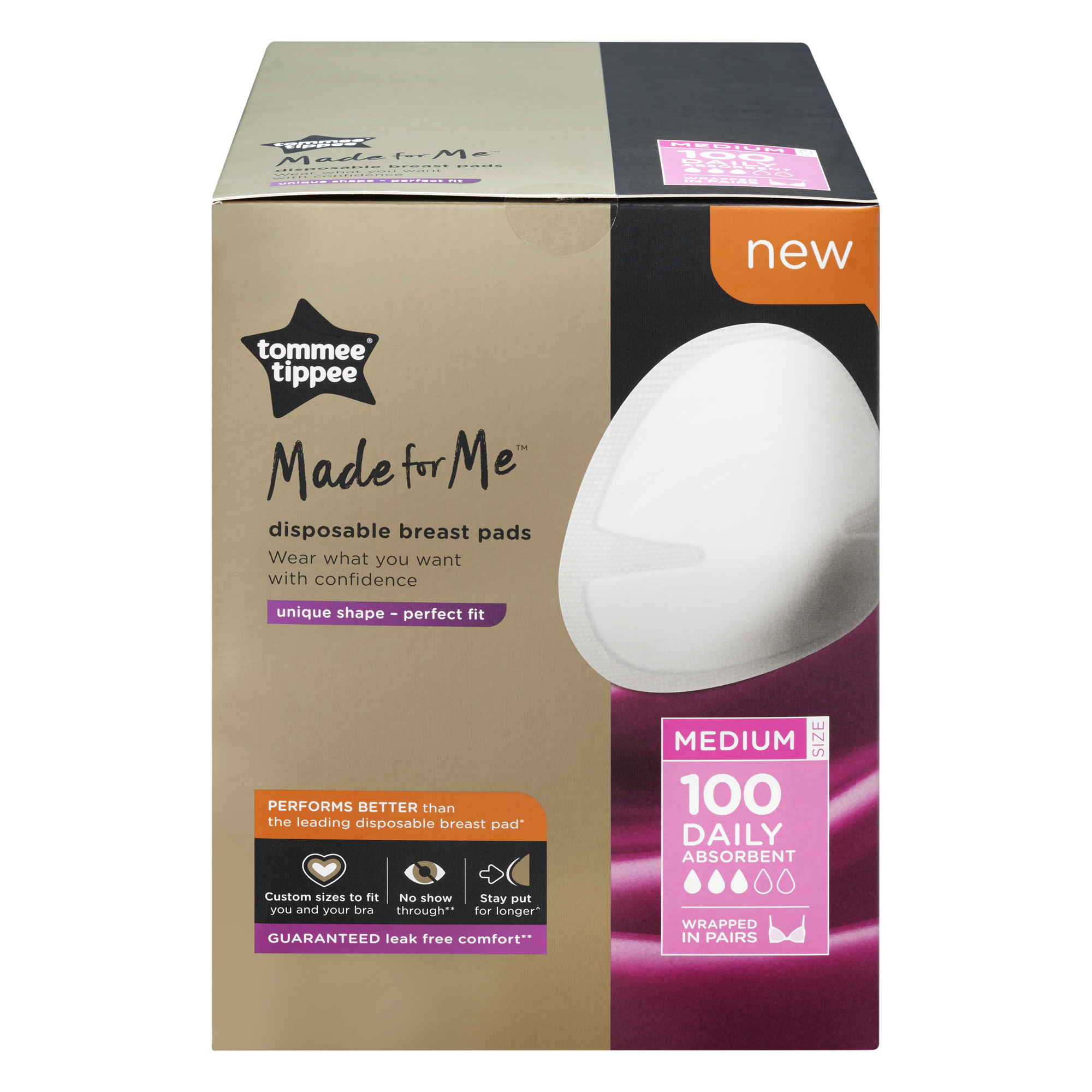 Made for Me Disposable Breast Pads by Tommee Tippee