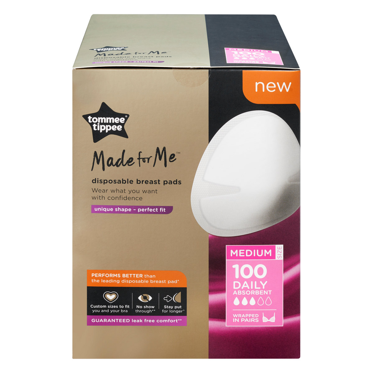 Made for Me Disposable Nursing Pads by Tommee Tippee