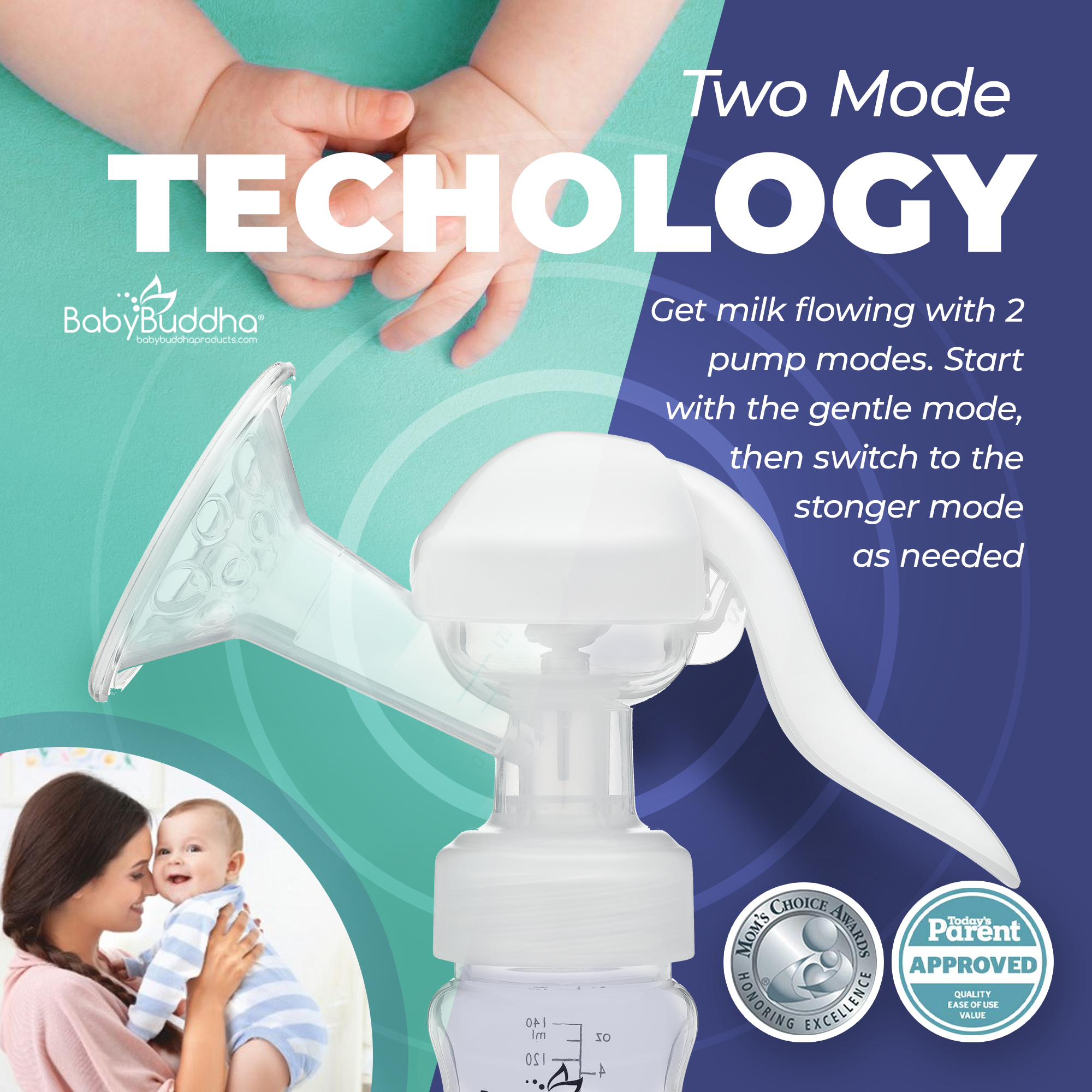 Two effective breast pump methods to stimulate and increase milk flow for breastfeeding moms.