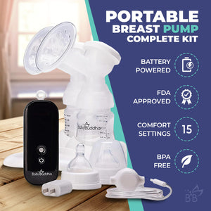 BabyBuddha® Single or Double Portable Breast Pump